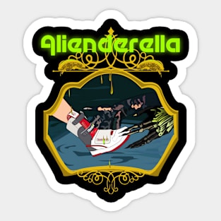 Alienderella Sticker